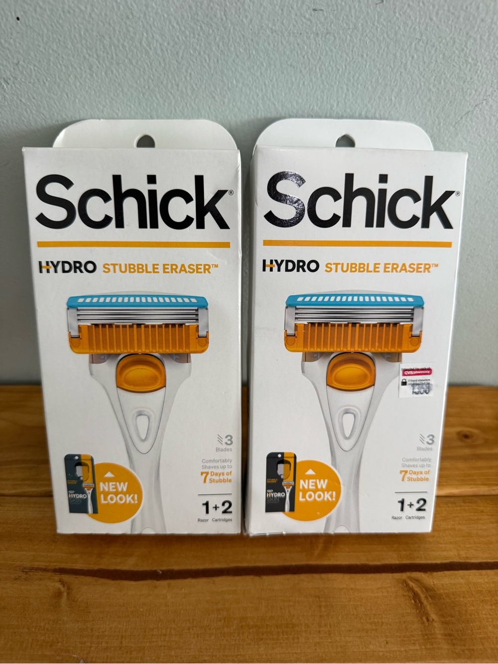 Schick Hydro Stubble Eraser Razor - White & Orange